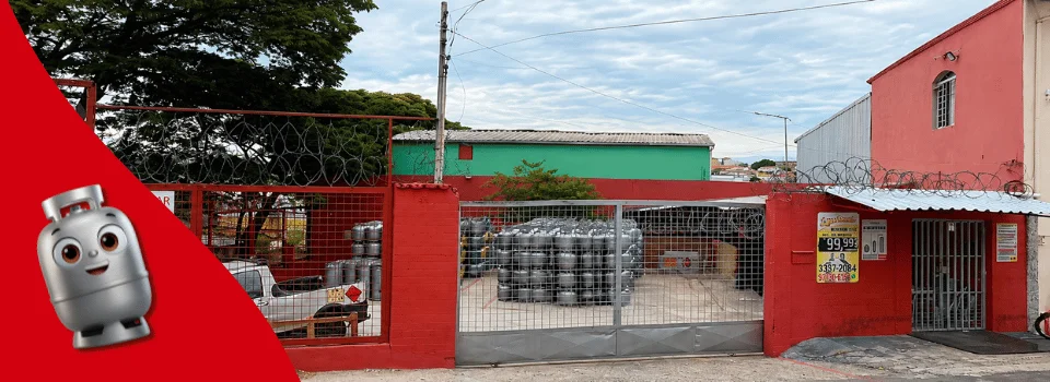 Fachada do Depósito Balneário Gás