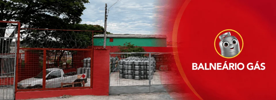 Fachada do Depósito Balneário Gás
